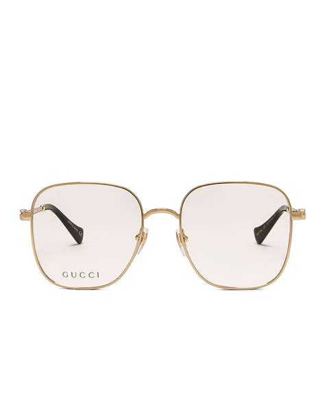 gucci - gg0951o - shiny endura gold - metal|Gucci™ GG0951O 002 57 Gold Eyeglasses .